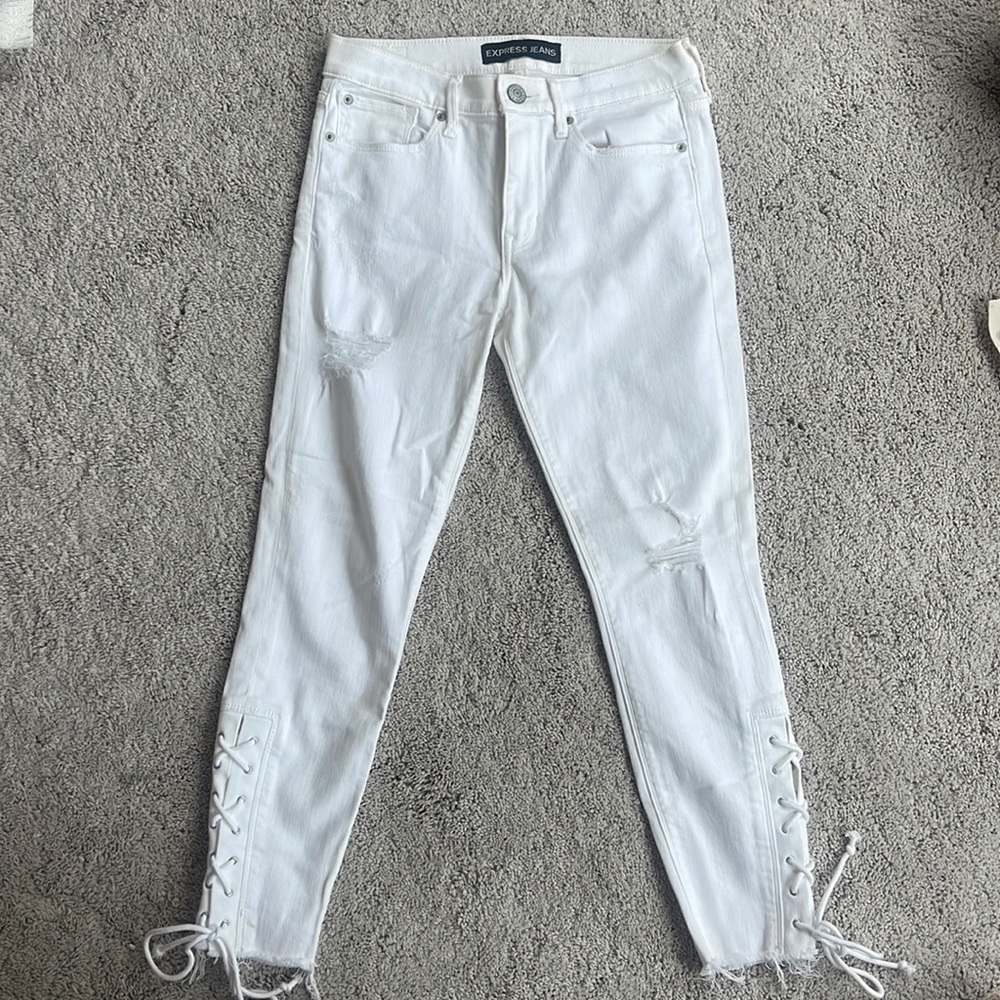 White jeans
